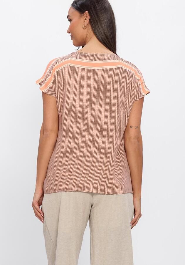 EST'SEVEN Dames Tops & T-shirts Aylani Top Bruin - Foto 3