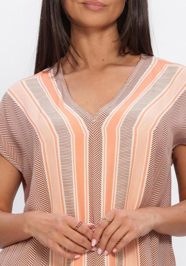 EST'SEVEN Dames Tops & T-shirts Aylani Top Bruin - Foto 2
