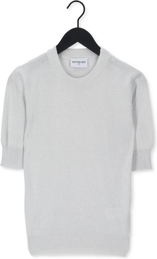 EST'SEVEN Dames Tops & T-shirts Est'short Sleeve Top Manuel Gebroken Wit - Foto 3