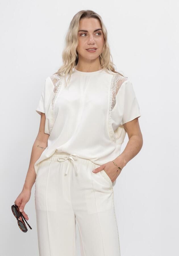 EST'SEVEN Dames Tops & T-shirts Kaya Top Lace Creme