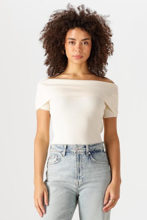 EST'SEVEN Dames Tops & T-shirts Lynn Ecru - Foto 4