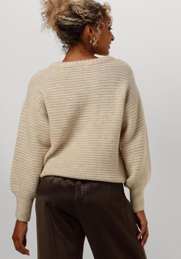 Est'Seven Sand Carry Sweater Casual Chic Look Beige Dames - Foto 2