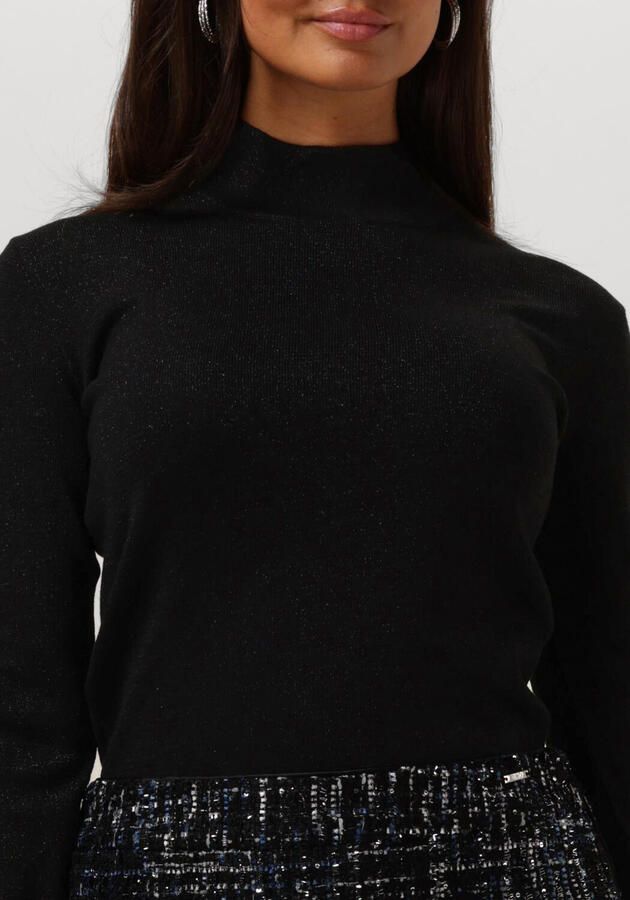 EST'SEVEN Dames Truien & Vesten Nikole Top Longsleeve Zwart - Foto 2