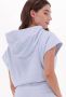 10Days Oversized Hoodie Sweater Blauw Blue Dames - Thumbnail 3