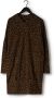 10days Bruine Mini Jurk V-neck Dress Leopard - Thumbnail 2
