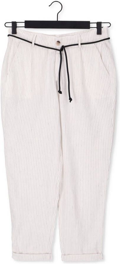 10days Creme Pantalon Striped Pants