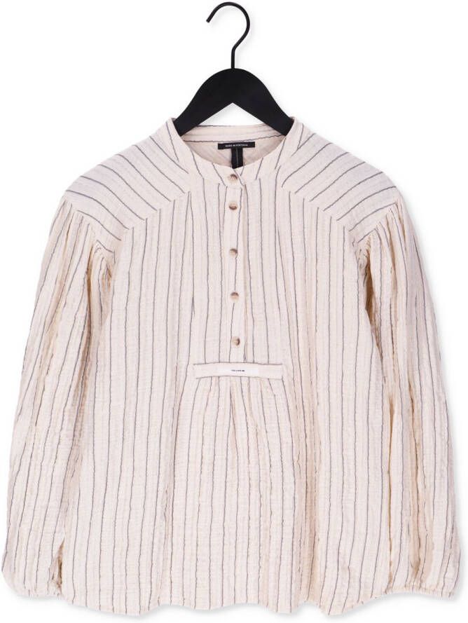 10days Ecru Blouse Oversized Shirt Lurex