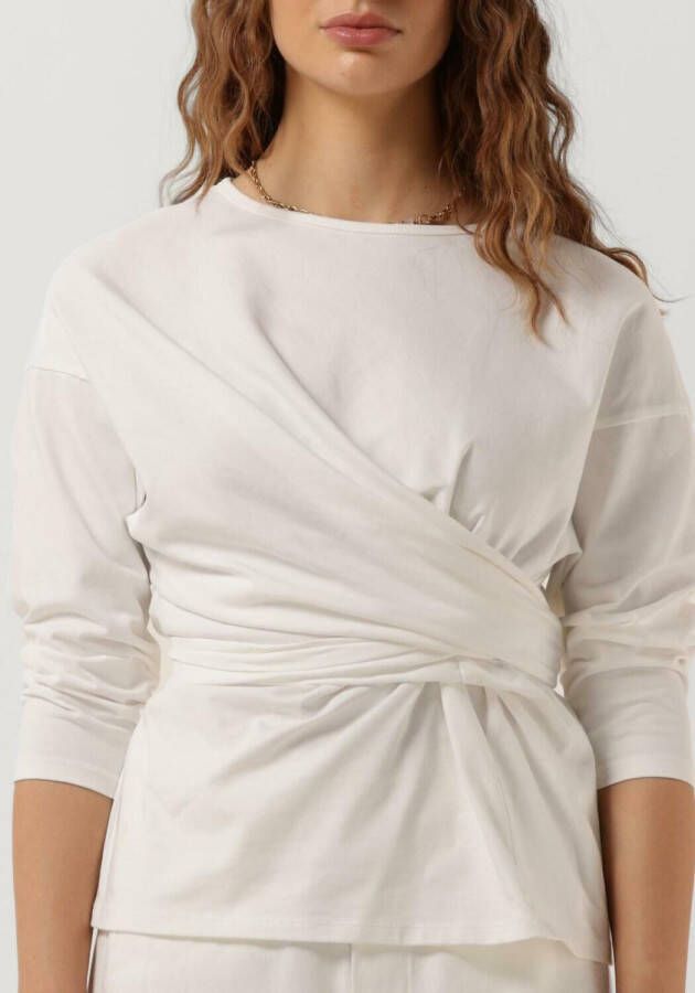 10days Ecru Top Knotted Tee