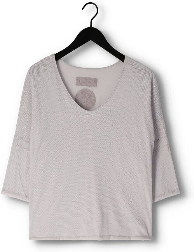 10days Grijze Sweater Thin Sweater Waffle