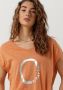 10Days Cirkel Tee Dames Tops & T-shirts Orange Dames - Thumbnail 2