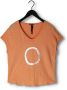 10Days Cirkel Tee Dames Tops & T-shirts Orange Dames - Thumbnail 3