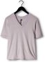 10Days V-hals Tee Tops & T-shirts Purple Dames - Thumbnail 2