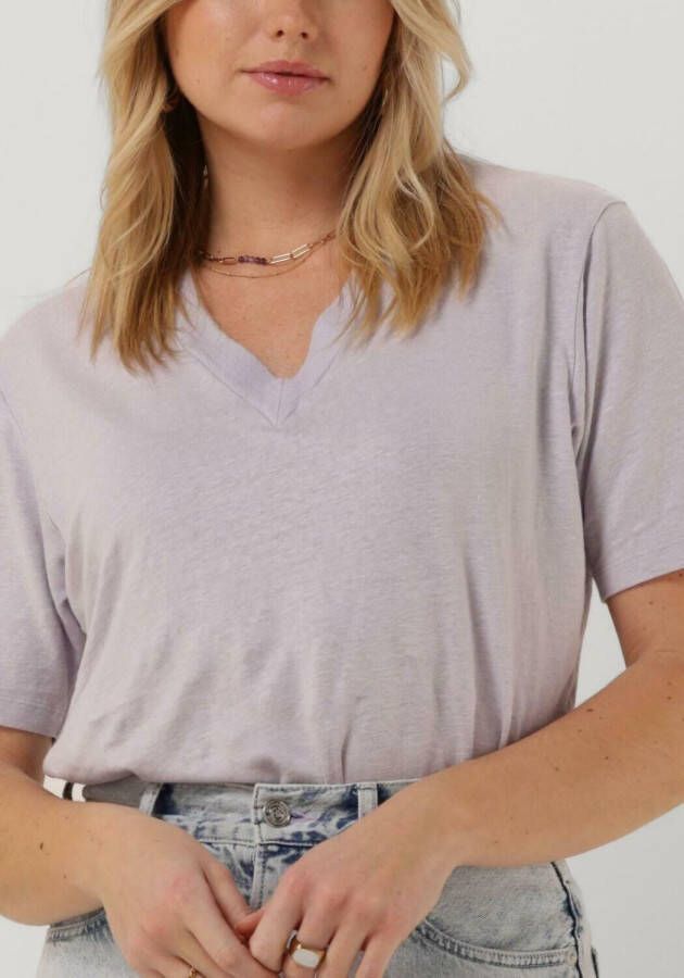 10days Paarse T-shirt The V-neck Tee