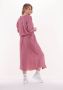 10days Roze Midi Jurk Flowy Shirt Dress - Thumbnail 3