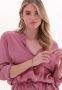 10days Roze Midi Jurk Flowy Shirt Dress - Thumbnail 4