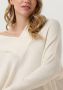 10days Witte Midi Jurk Soft Knit V-neck Dress - Thumbnail 4