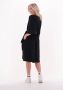 10Days Kimono Tunic Jurk Zwart Black Dames - Thumbnail 3