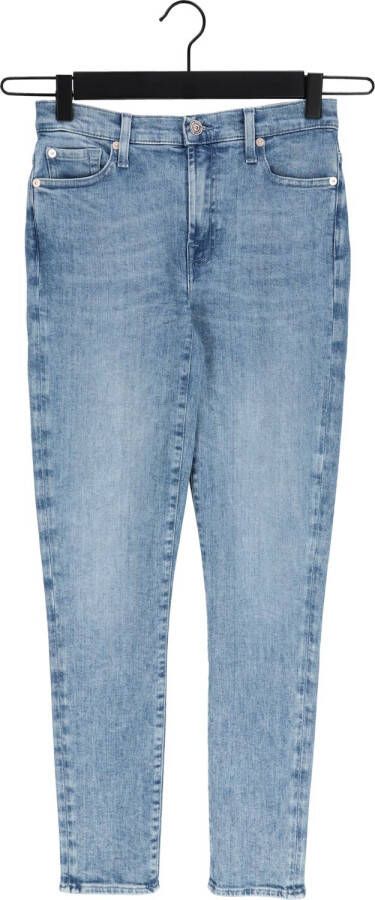 7 FOR ALL MANKIND Dames Jeans Hw Skinny Crop Blauw