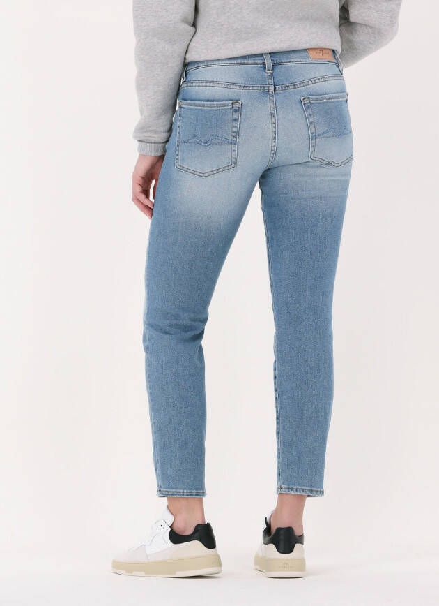 7 for all Mankind Blauwe Slim Fit Jeans Roxanne Ankle