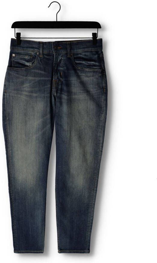 7 FOR ALL MANKIND Heren Jeans Slimmy Tapered Stretch Tek Riptide Blauw
