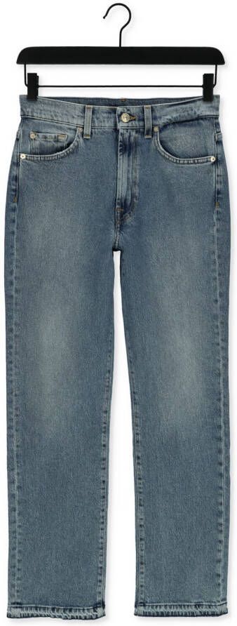 7 FOR ALL MANKIND Dames Jeans Tall Logan Strovepipe Higher With Unrolled Hem Blauw