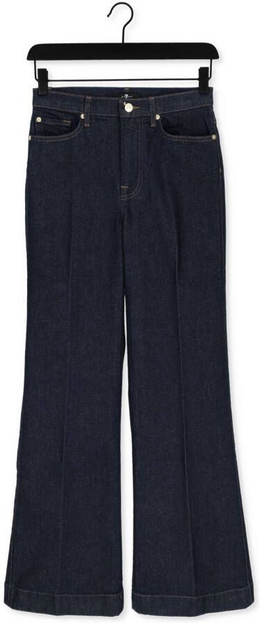 7 for all Mankind Donkerblauwe Flared Jeans Modern Dojo Royal With Embroidered