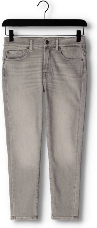 7 for all Mankind Grijze Slim Fit Jeans Roxan Ankle Luxe Vintage Moonlit