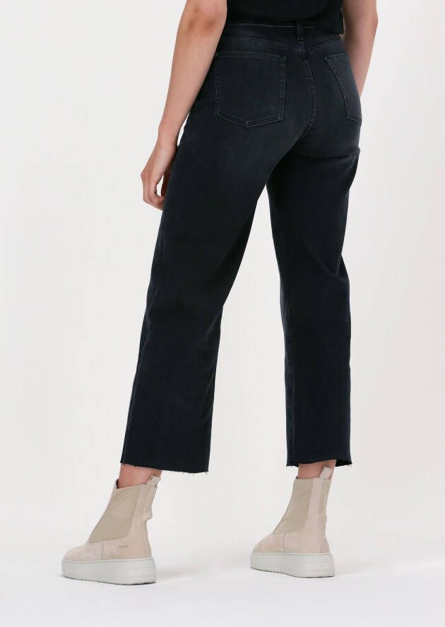 7 for all Mankind Grijze Straight Leg Jeans Cropped Alexa