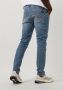 7 FOR ALL MANKIND Heren Jeans Slimmy Tapered Stretch Tek Puzzle Lichtblauw - Thumbnail 4