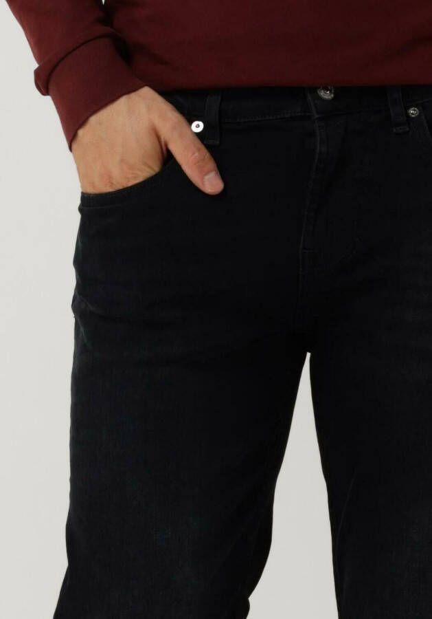 7 for all Mankind Zwarte Slim Fit Jeans Slimmy Tapered Stretch Tek Principle