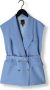 ACCESS Dames Blazers Double-breasted Waistcoat With Belt Blauw - Thumbnail 3