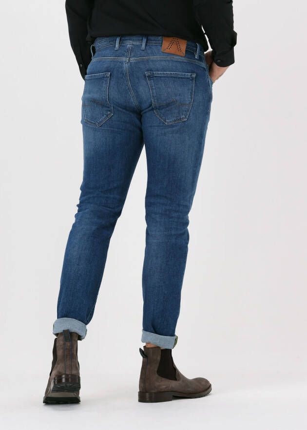 ALBERTO Heren Jeans Slim Organic Denim Blauw