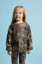 ALIX MINI Meisjes Tops & T-shirts Knitted Feather Animal Top Bruin - Thumbnail 3
