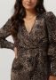 Alix The Label Luxe Viscose Jurk met All-Over Print Multicolor Dames - Thumbnail 3