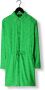 ALIX THE LABEL Dames Jurken Ladies Woven Jacquard Blouse Dress Groen - Thumbnail 3