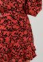 ALIX THE LABEL Dames Rokken Ladies Woven Two Colour Ruffle Skirt Koraal - Thumbnail 3