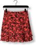 ALIX THE LABEL Dames Rokken Ladies Woven Two Colour Ruffle Skirt Koraal - Thumbnail 4