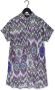 Alix The Label Ikat Tuniek Jurk Dames Geweven Multicolor Dames - Thumbnail 2