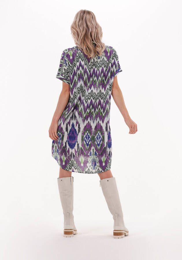 ALIX THE LABEL Dames Jurken Ladies Woven Ikat Tunic Multi