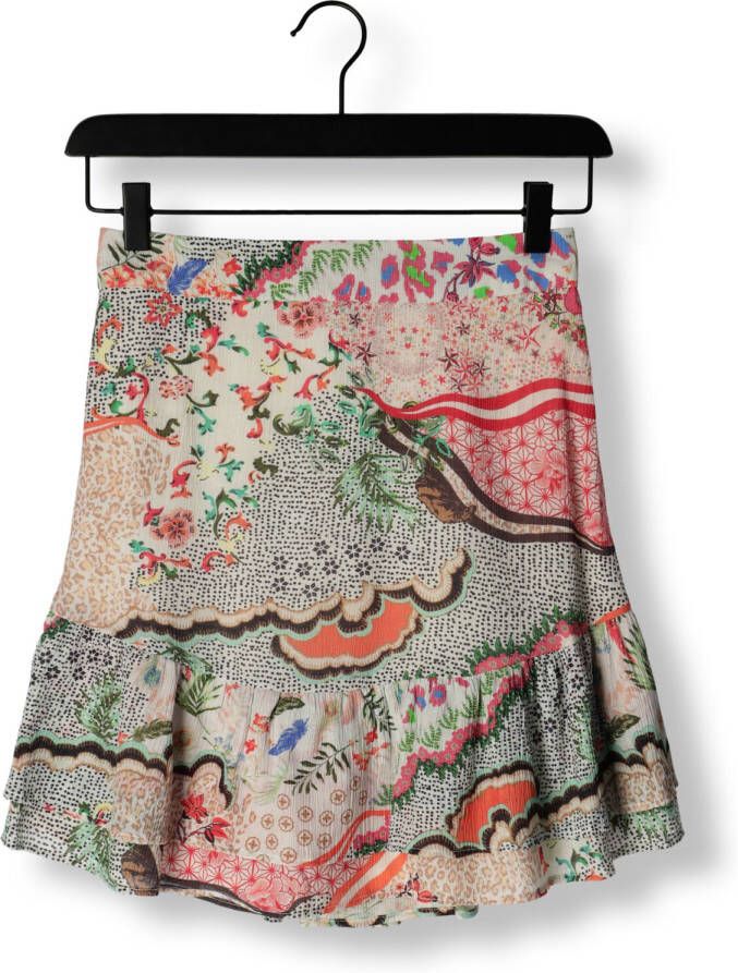 ALIX THE LABEL Dames Rokken Ladies Woven Fancy Mix Skirt Multi