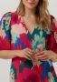 ALIX THE LABEL Dames Jurken Flowers Structured Chiffon Dress Roze - Thumbnail 3