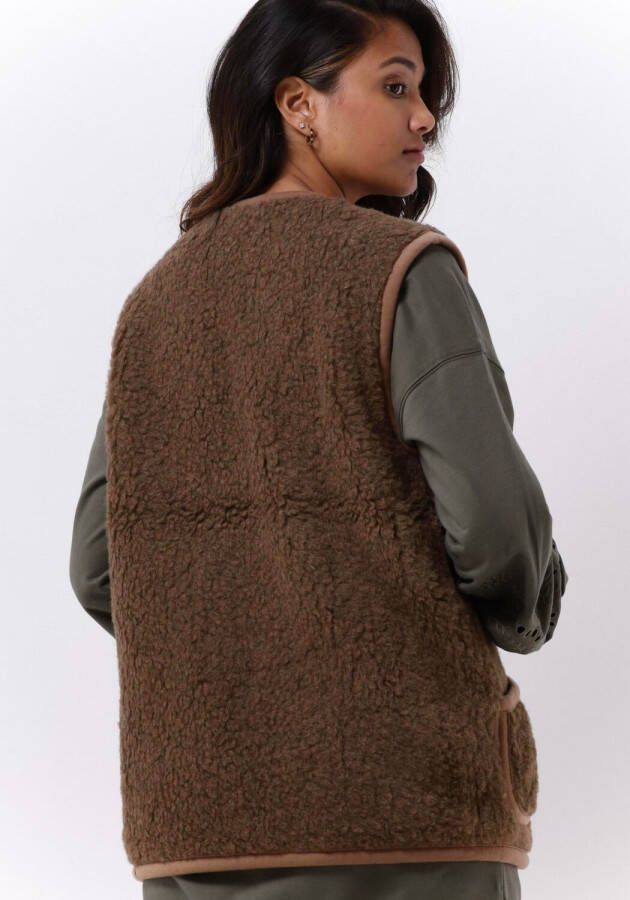 Alwero Bruine Gilet Alpen 1110
