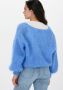 AMERICAN DREAMS Dames Truien & Vesten Milana Ls Mohair Knit Blauw - Thumbnail 4