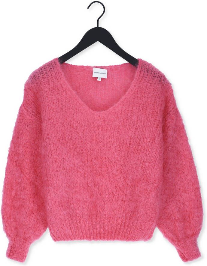 AMERICAN DREAMS Dames Truien & Vesten Milana Ls Mohair Knit Roze