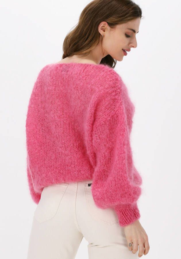 AMERICAN DREAMS Dames Truien & Vesten Milana Ls Mohair Knit Roze