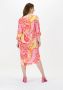 ANA ALCAZAR Dames Jurken Tunic Dress Okotex 100 Fsc Roze - Thumbnail 3