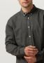 ANERKJENDT Heren Overhemden Akkonrad Melange Shirt Antraciet - Thumbnail 2