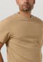 ANERKJENDT Heren Polo's & T-shirts Akkikki S s Structure Pocket Tee Beige - Thumbnail 3