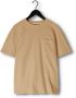 ANERKJENDT Heren Polo's & T-shirts Akkikki S s Structure Pocket Tee Beige - Thumbnail 4