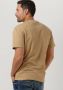 ANERKJENDT Heren Polo's & T-shirts Akkikki S s Structure Pocket Tee Beige - Thumbnail 5